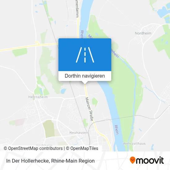 In Der Hollerhecke Karte