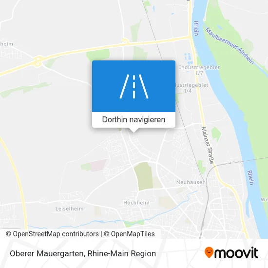 Oberer Mauergarten Karte