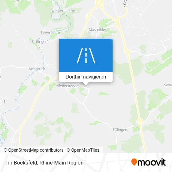 Im Bocksfeld Karte