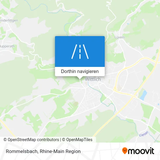 Rommelsbach Karte