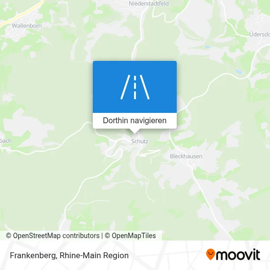 Frankenberg Karte