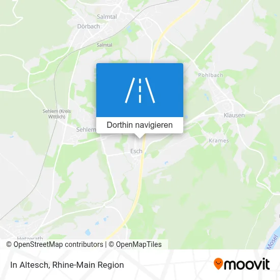 In Altesch Karte