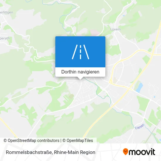 Rommelsbachstraße Karte