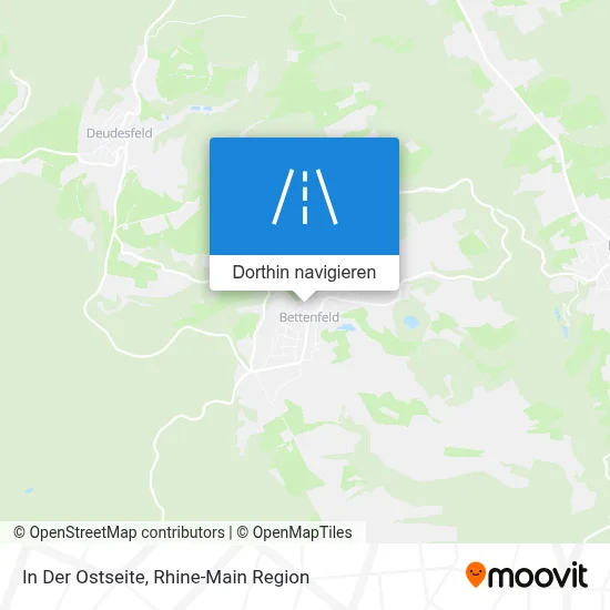 In Der Ostseite Karte