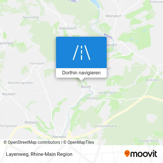 Layenweg Karte