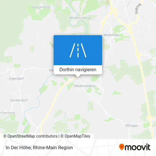 In Der Höhe Karte