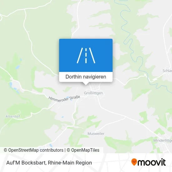 Auf'M Bocksbart Karte