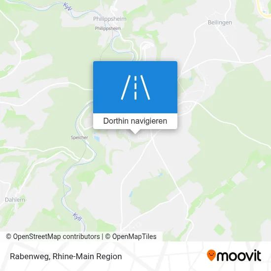 Rabenweg Karte
