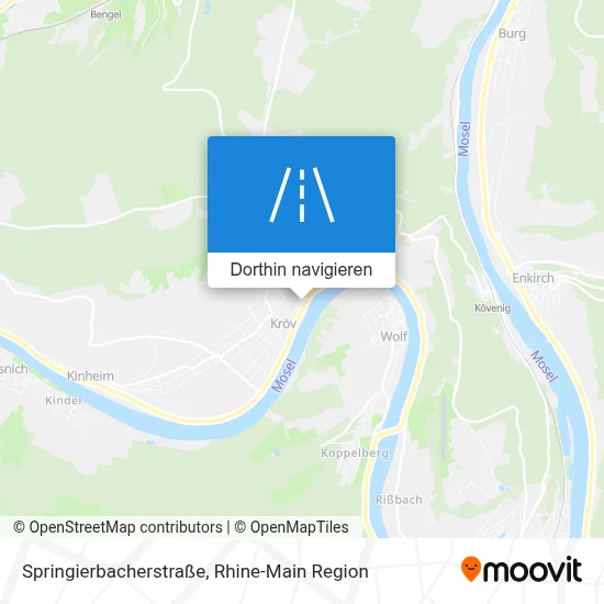 Springierbacherstraße Karte