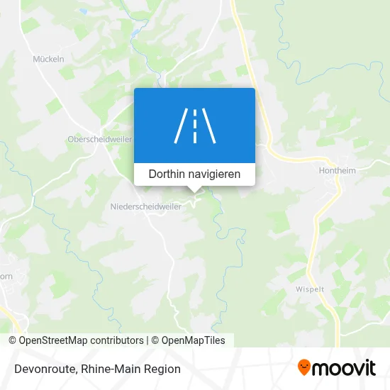 Devonroute Karte