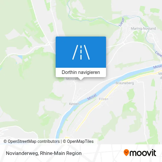Novianderweg Karte
