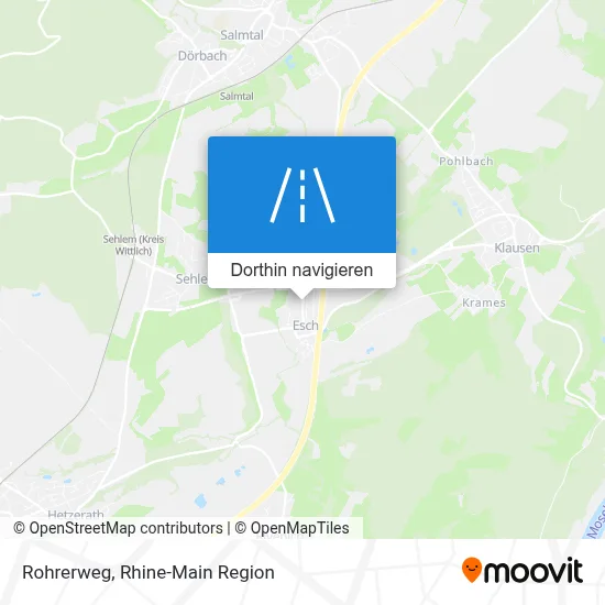 Rohrerweg Karte