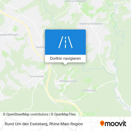 Rund Um den Eselsberg Karte