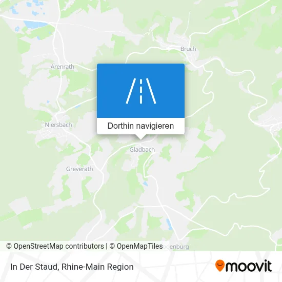 In Der Staud Karte