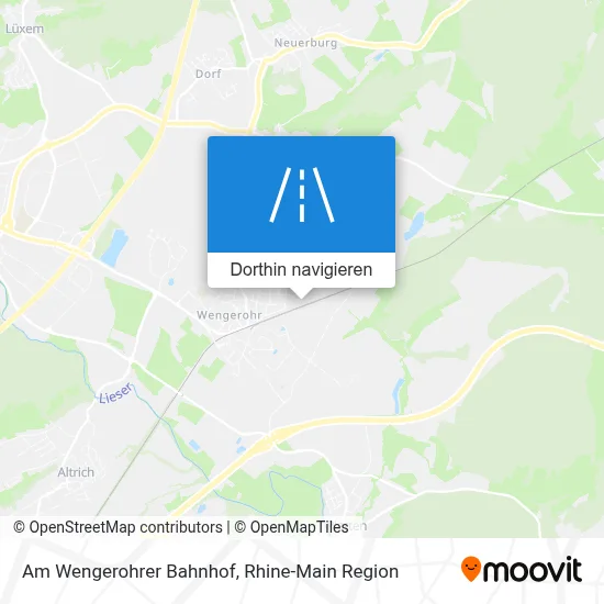 Am Wengerohrer Bahnhof Karte