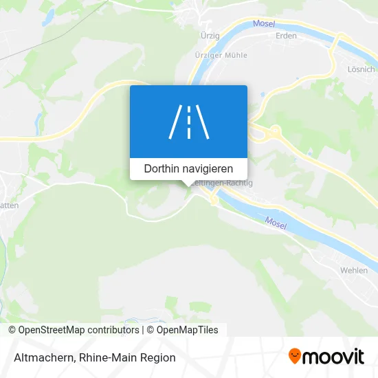 Altmachern Karte