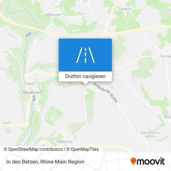 In den Betzen Karte