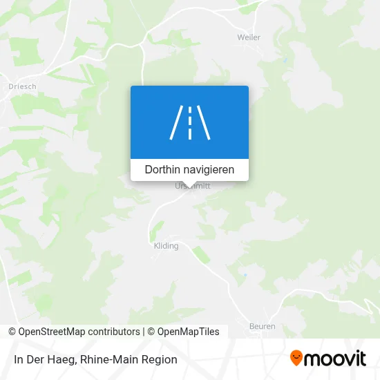 In Der Haeg Karte