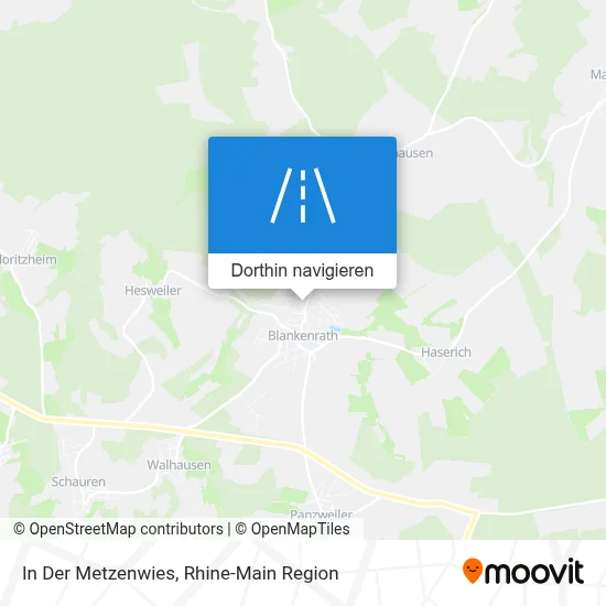 In Der Metzenwies Karte