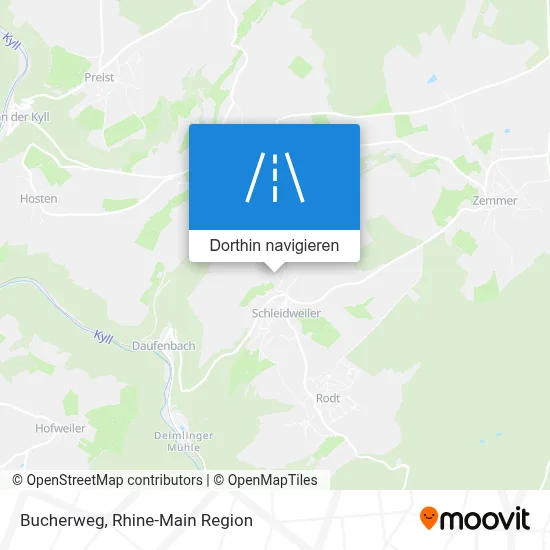Bucherweg Karte