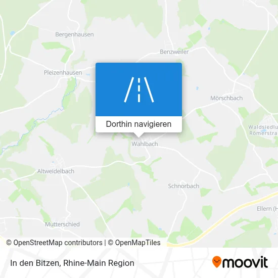 In den Bitzen Karte