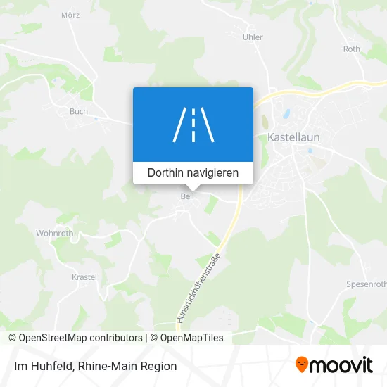 Im Huhfeld Karte