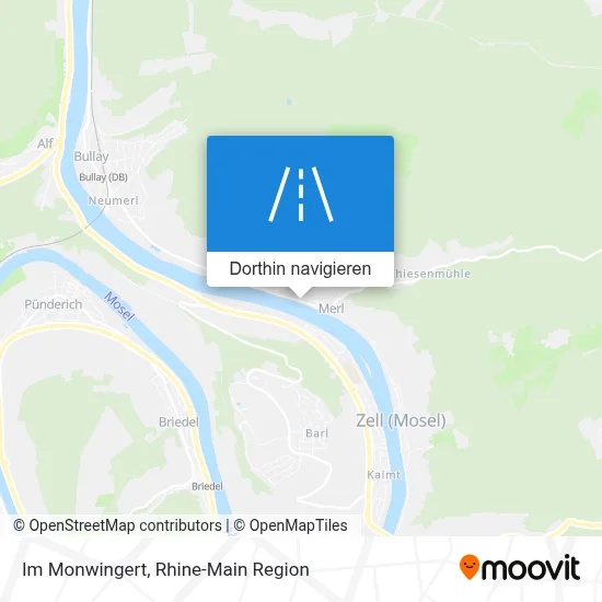 Im Monwingert Karte