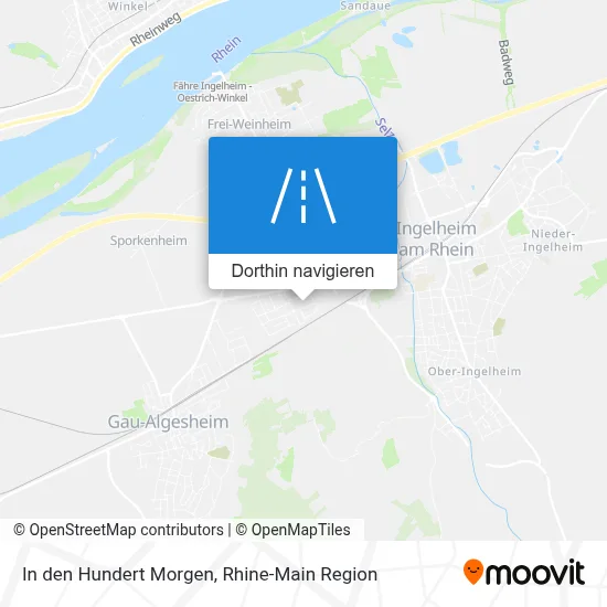 In den Hundert Morgen Karte