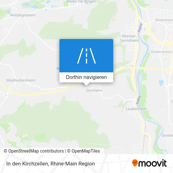 In den Kirchzellen Karte