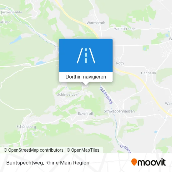 Buntspechtweg Karte