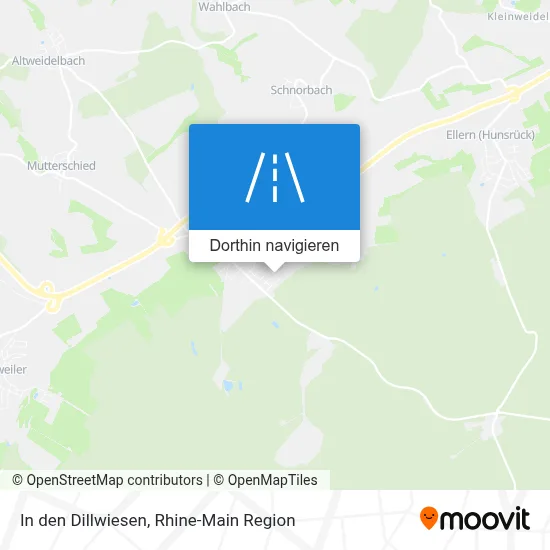 In den Dillwiesen Karte