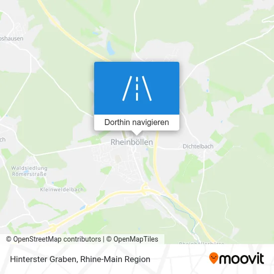 Hinterster Graben Karte