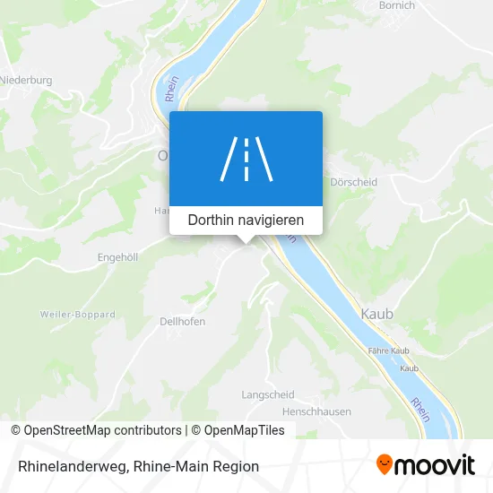 Rhinelanderweg Karte