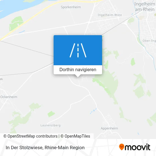 In Der Stolzwiese Karte