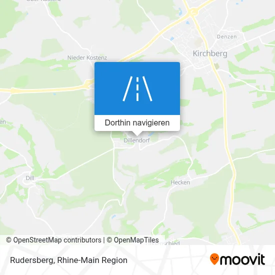 Rudersberg Karte