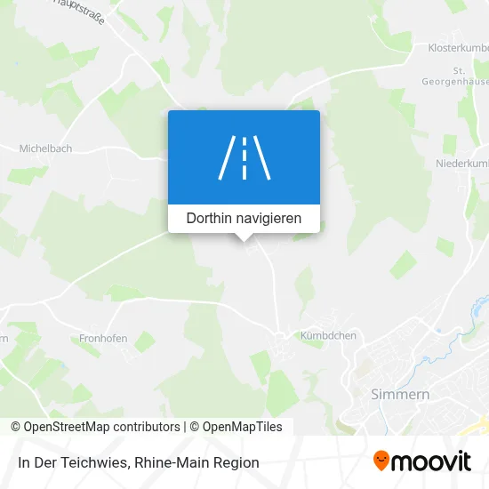 In Der Teichwies Karte