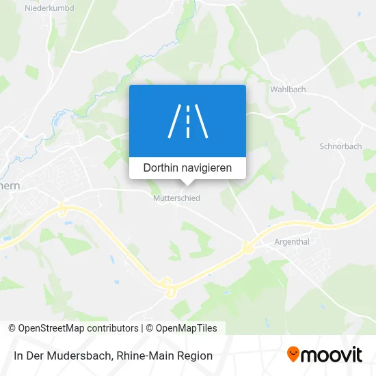 In Der Mudersbach Karte