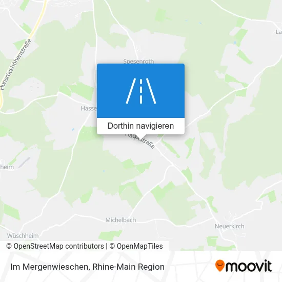 Im Mergenwieschen Karte