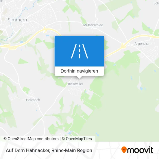 Auf Dem Hahnacker Karte