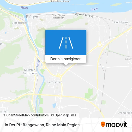 In Der Pfaffengewann Karte