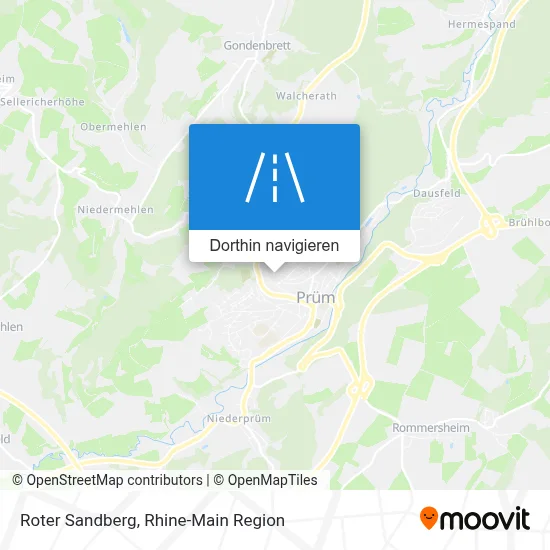 Roter Sandberg Karte