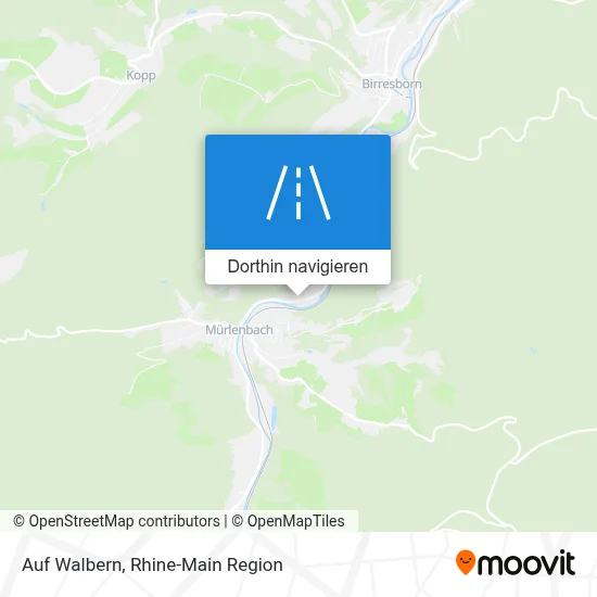 Auf Walbern Karte