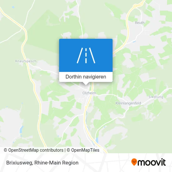 Brixiusweg Karte