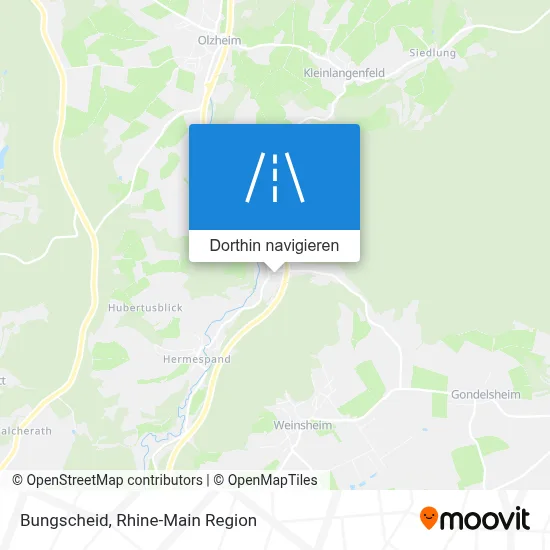 Bungscheid Karte