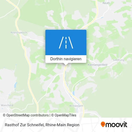 Rasthof Zur Schneifel Karte