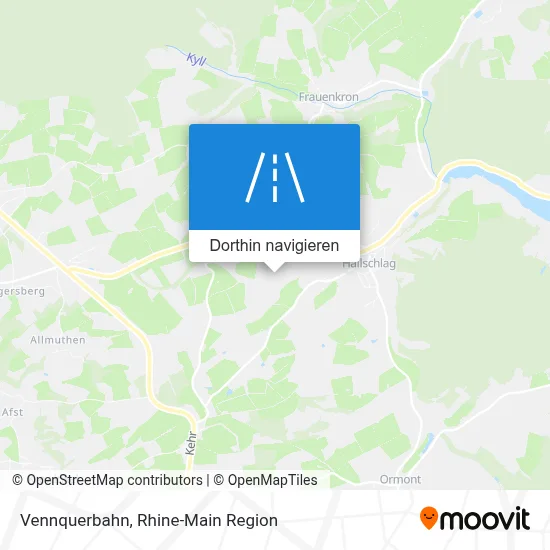 Vennquerbahn Karte