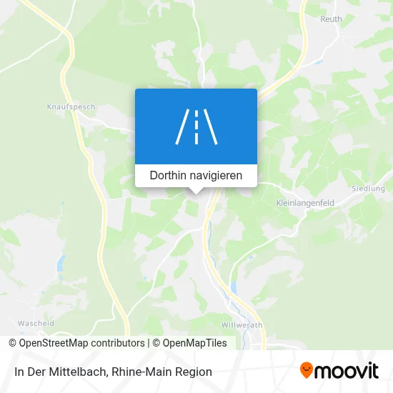 In Der Mittelbach Karte