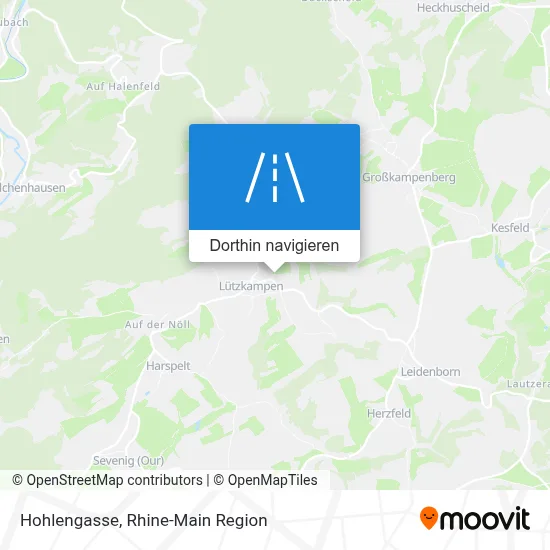 Hohlengasse Karte