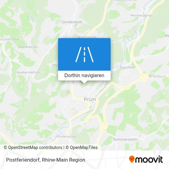 Postferiendorf Karte