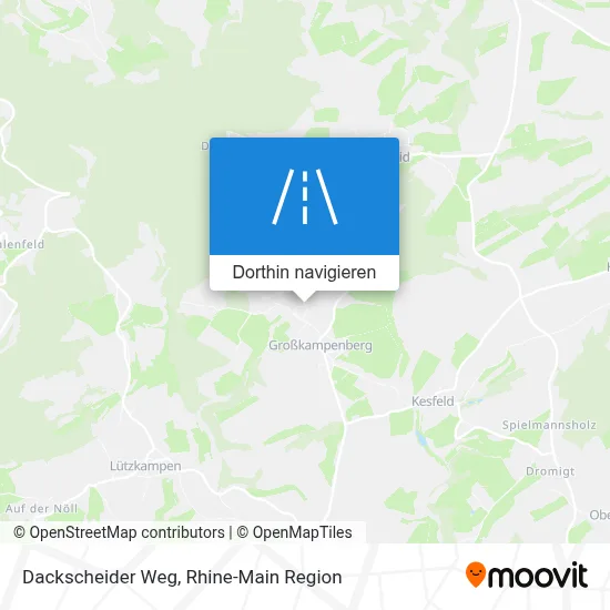 Dackscheider Weg Karte